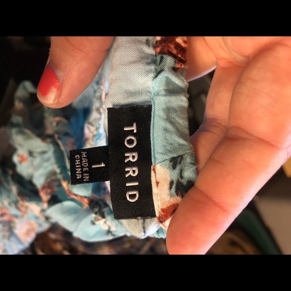 Torrid light blue plus size sundress - Picture 3 of 3